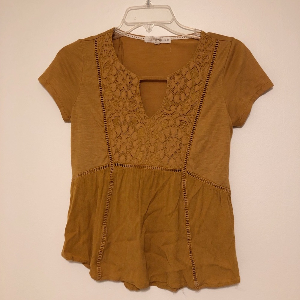 MUSTARD TELLOW top
